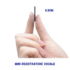 MINI REGISTRATORE VOCALE SPIA